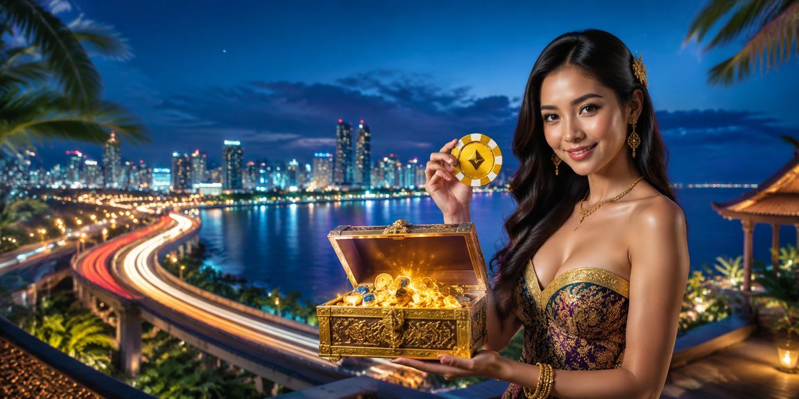 Model perempuan melihat layar taruhan olahraga dengan antusias